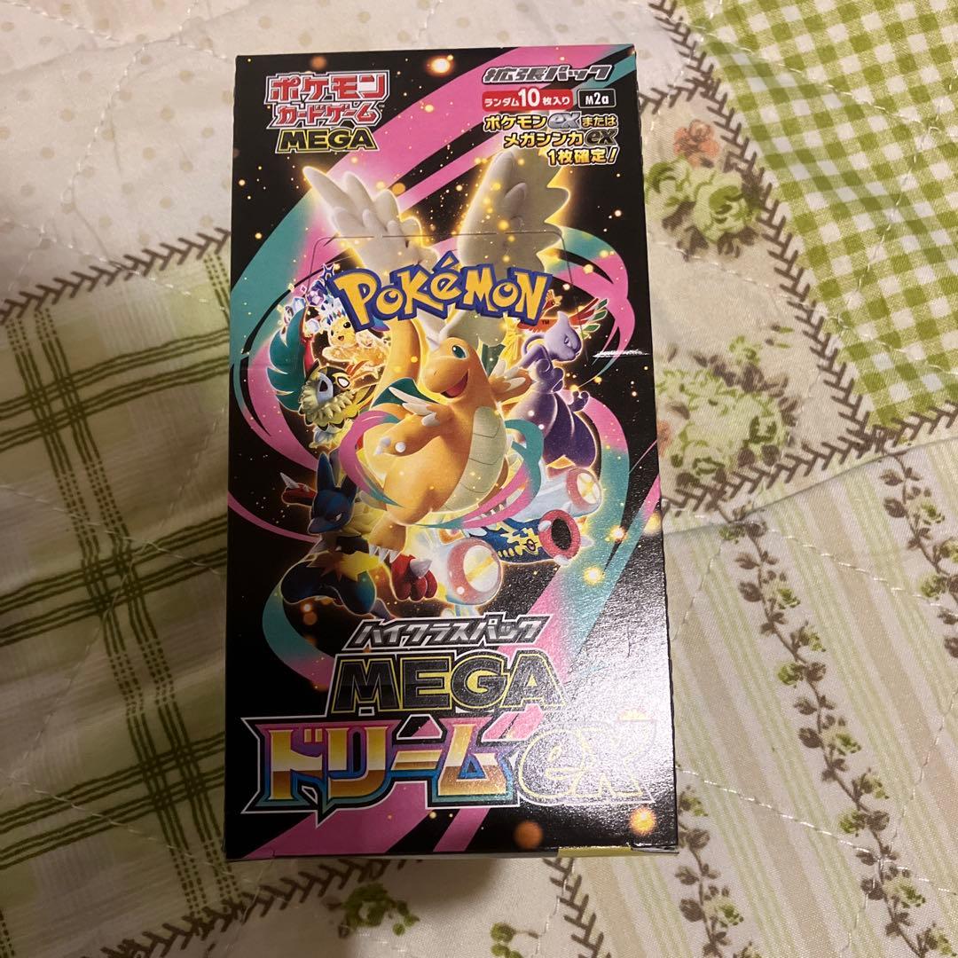 ポケカ　MEGA ドリームEX BOX シュリンク無し　ぺりぺり有り ポケモンカード MEGAドリームex 1BOX シュリンク無し ペリペリ有り